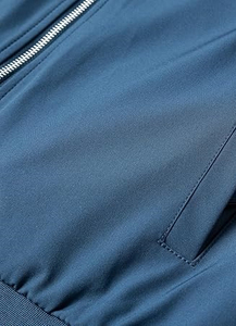 <b>Men</b> Bomber <b>Jacket</b> Wholesale <b>Casual</b> Zip Front <b>Lightweight</b> Ribbed Collar Cuff Fashion Outerwear Relaxed Fit Daily - Product Image 4