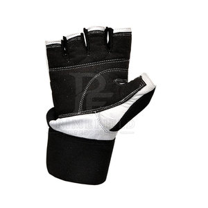 Custom Logo Leather <b>Half</b> Finger Gym Gloves Soft Fabric Design Strong Grip Touchscreen Compatible Lightweight Weight Lifting - Product Image 3