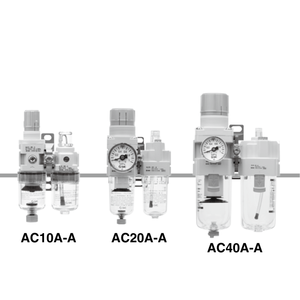 การรวมกันของลม AC20A-02G-S-CR-A ชิ้นส่วนนิวเมติก SMC - Product Image 1