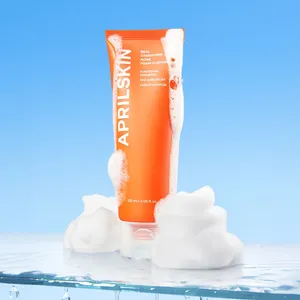 Pour april Skin Real Carrotene Acne Foam Cleanser 120ml Nettoyant pour le visage de haute qualité - Product Image 1