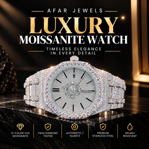 Montre mécanique de luxe Hip Hop avec cadran analogique, bracelet en acier inoxydable et moissanite, en promotion à prix abordable - Product Image 1