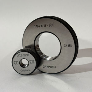 Professional BSP <b>Thread</b> Ring Gauges Plug Gauges for External <b>Thread</b> Measurement Precision Go No Go <b>Tool</b> for Quality Control - Product Image 1