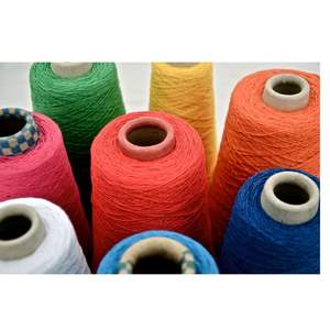 Fil de coton recyclé écologique cardé NE 24s/1, textiles durables antibactériens, vente en gros pour vêtements et autres articles - Product Image 6