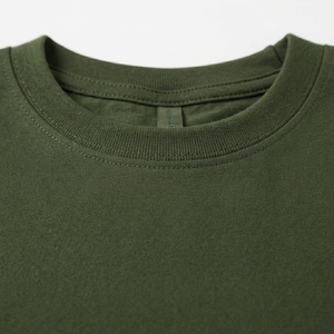 T-shirt long unisexe sportif à coupe ample et manches courtes en tissu Oxford écologique (coton et fibre de bambou) 260g, imprimé numériquement - Product Image 3