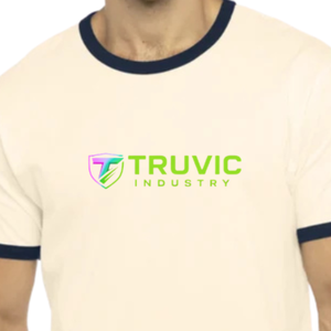 Men's Premium Cotton <b>Ringer</b> <b>T</b> <b>Shirt</b> Contrast Neck and Sleeve Short Sleeve Casual Tee for Daily Wear and Custom Apparel - Product Image 3