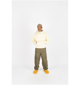 ชุดวอร์มมีฮู้ดสำหรับผู้ชาย ผ้าฝ้าย 100% แห้งเร็ว เหมาะสำหรับออกกำลังกาย วิ่ง และเล่นกีฬา มีเชือกผูก ป้องกันลม  รับสกรีนโลโก้ - Product Image 3