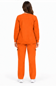 Ensemble de blouses médicales personnalisées 3 pièces, veste à manches longues chaude, uniforme d'infirmière pour hôpital, pharmacie, vêtements de travail chirurgicaux, unisexe, homme - Product Image 2