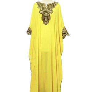 Beautiful Red Dubai Farasha Kaftan Traditional Muslim <b>Dress</b> with <b>Moroccan</b> Design Hand-Stone Beads Work 2024 Kaftan - Product Image 1