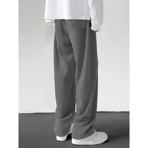 Pantalon de jogging cargo épais pour homme, multipoches, coupe ample, en molleton, style streetwear, en coton, personnalisable - Product Image 3