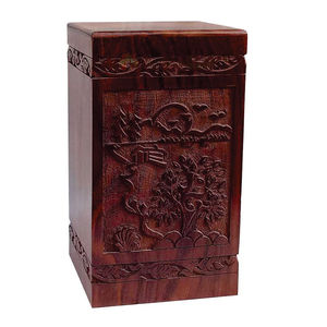 Custom Engraved Wooden Cremation Urn <b>Box</b> Handcrafted Wooden Urns for Human Ashes Adult Pet Funeral <b>Memorial</b> <b>Keepsake</b> <b>Box</b> Urns - Product Image 2