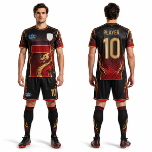 Uniforme de Fútbol Moderno al por Mayor, Pantalones Cortos de Poliéster Premium, Transpirables, Suaves, Flexibles, de Secado Rápido, Nombres de Equipo Personalizados, Unisex Elite - Product Image 1