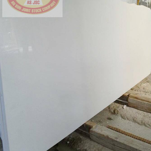 Dalles de marbre blanc du Vietnam en gros, polies haute brillance, coupées à la scie, pour la décoration intérieure d'hôtels - Product Image 1