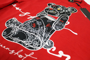 เสื้อสเวตเชิ้ตมีฮู้ดสำหรับผู้ชาย ลายปักรูปหมี ทรงปกติ สตรีทแวร์ ใส่ได้ในฤดูใบไม้ร่วง - Product Image 6
