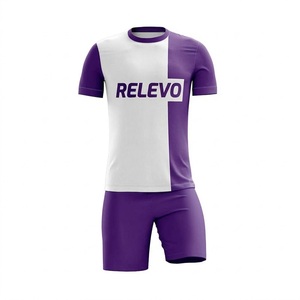 Maillots de football de sublimation de qualité supérieure pour adultes en tissu 100% polyester à manches courtes, séchage rapide, service OEM - Product Image 1