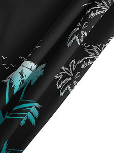 Camisas Hawaianas Personalizadas al por Mayor para Hombre, Estilo Vintage, Casuales de Playa, de Algodón, con Estampado Digital, Sólidas, Antiarrugas, de Secado Rápido, Transpirables, con Cuello en V - Product Image 5