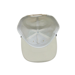 Premium Blank 5 Panels Waterproof Golf <b>Hats</b> Perforated Cap for Outdoor Sports 3D Logo Embroidery Laser Cut Holes Decorative Rope - Product Image 5