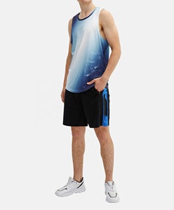 Summer Fashion Custom Tank Top for Gym Workouts Knitted Sublimation Design for Bodybuilding Fitness <b>Running</b> Plus Size <b>Singlet</b> - Product Image 4