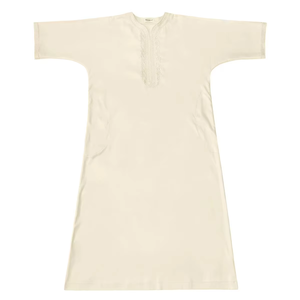 Nouvelle Arrivée Vêtements Islamiques Modestes Tenues Décontractées Vente en Gros Thobes Simples pour Hommes en Coton Longueur Ras du Sol Respirant Léger - Product Image 6