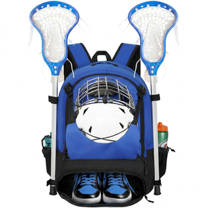 Wholesale Custom Large Capacity Lacrosse Bag With Polyester Lining Direct Manufacture Lightweight <b>Adjustable</b> <b>Strap</b> Lacrosse Bag - Product Image 1