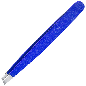 Pince à épiler professionnelle pour sourcils à faible MOQ, pointe biseautée de précision en acier inoxydable, outil d'épilation des poils des sourcils, logo personnalisé - Product Image 2
