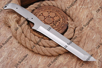 Couteau à lame fixe en acier au carbone personnalisable de 8 pouces, pointe tombante, multifonctionnel, pour la survie, le camping, la chasse, les sports de plein air