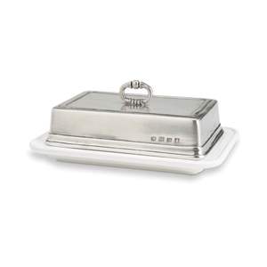 Boîte à beurre de luxe en acier inoxydable avec couvercle, boîte à beurre en métal de qualité alimentaire, organisateur de cuisine en acier 18/10 - Product Image 6