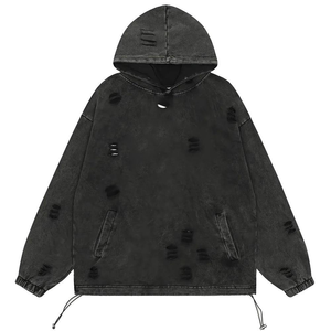 Sweat à capuche homme le plus vendu, très demandé, personnalisé, léger, en denim, écologique, respirant, coupe classique, vêtement technique, uni - Product Image 1