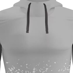 Sudadera con Capucha BASRA SPORTS para Hombre, Estampado de Hojas por Sublimación, Estilo Urbano, Invierno, Secado Rápido, Transpirable, Poliéster Suave, Larga - Product Image 3