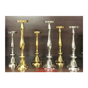 Vente chaude Métal Fabriqué Décoratif Pilier Bougeoir Ensemble Nouveau Design Antique À La Main Décoration De La Maison Bougeoir - Product Image 1