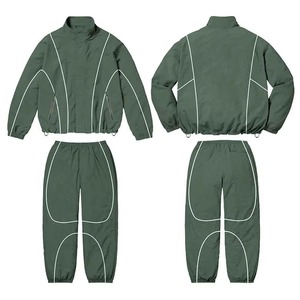 Custom Men's Tracksuit Windbreaker Outfits Nylon Set Suit Sport Jacket Track Zip up <b>Wind</b> <b>Breaker</b> Tracksuits for Men - Product Image 5