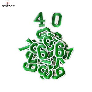 Vente en gros usine : Patchs en PU brodés en chenille 3D avec design d'alphabet Old English, pour chapeaux, couleur personnalisée - Product Image 5