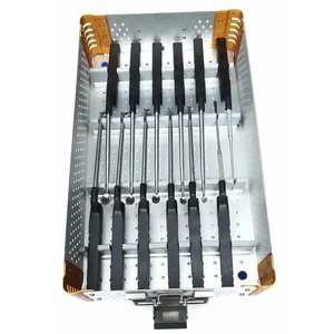 Kit de curettes Microsect comprenant 12 curettes avec plateau pour interventions orthopédiques et chirurgicales - Product Image 4