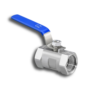 1-1/2 ''2-PC คู่มือ CF8M พอร์ตเต็มรูปแบบ/WCB เหล็กเกลียวเวเฟอร์บอลวาล์ว1000psi - Product Image 5