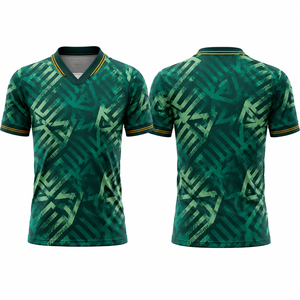Kit de maillot de football OEM/ODM avec impression par sublimation, personnalisable avec le nom et le numéro de l'équipe, ensemble uniforme de football en polyester à séchage rapide, vente en gros - Product Image 5