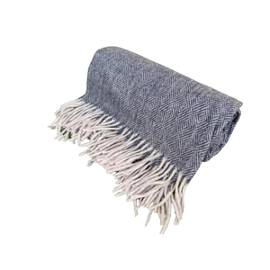 ผ้าห่มขนสัตว์ก้างปลาคุณภาพสูงสำหรับห้องนั่งเล่นและโรงแรม2024ใหม่ - Product Image 6