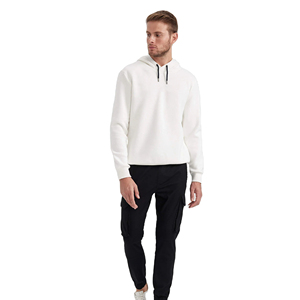 Sudaderas con capucha para hombre, sudadera con capucha cálida de invierno para hombre, material grueso de forro polar, ideal para el clima frío y para usar al aire libre. - Product Image 2