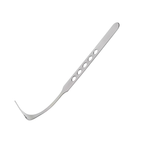 Left Curved Temporal Fossa Retractor 40 mm Blade Length 155 mm Custom Design Orthopedic Surgical Exposure Instrument - Product Image 3