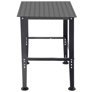 โต๊ะเชื่อมเหล็กขนาด 36 นิ้ว x 24 นิ้ว รับน้ำหนักได้ 800 ปอนด์ พร้อมรูยึดขนาด 0.63 นิ้ว ป้องกันการลื่นไถล เหมาะสำหรับงานเชื่อม - Product Image 2