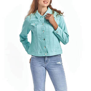 Veste en jean de haute qualité, dernier design, service OEM, faible MOQ, nouvelle arrivée, veste en jean pour femme, fabriquée au Pakistan - Product Image 1