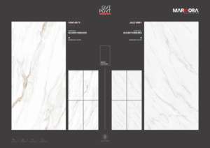 Azulejos de porcelana brillantes de diseño, tamaño 600x1200, azulejos de gran tamaño premium para paredes, pisos y elevaciones interiores modernos. - Product Image 2