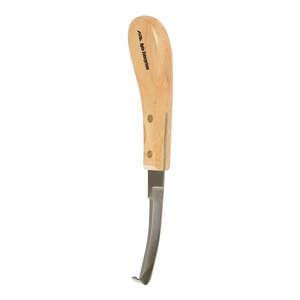 Brown Double-Sided Hoof Knife with Ergonomic Handle Professional Farrier <b>Tool</b> for <b>Precise</b> Hoof Trimming and Horse Cattle - Product Image 4
