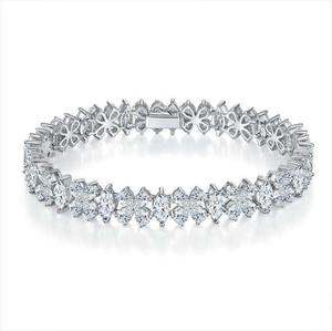 Pulsera de Tenis de Lujo con Moissanita para Mujer y Hombre, Accesorios de Plata Esterlina 925, Pulsera de Tenis Personalizada con Diamantes de Moissanita - Product Image 2