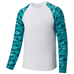 เสื้อเชิ้ตตกปลาแขนยาวป้องกันแสงแดด UPF 50 สำหรับผู้ชาย ผลิตจากโพลีเอสเตอร์ผสมสแปนเด็กซ์ ระบายความชื้นได้ดี ทรงพอดีตัว - Product Image 4