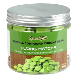 Chocolat Composé OEM/ODM Vente en Gros Directe du Fabricant Biscuits et Cookies HALAL Chocolat Matcha en Boutons Cacao 1KG Prix Compétitif - Product Image 1