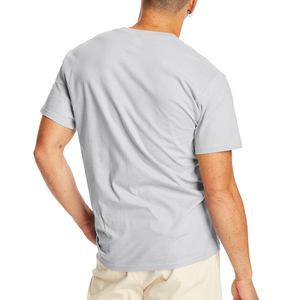 Nouveaux T-shirts pour hommes en maille ajustée, vente en gros personnalisée, 100% coton, respirants, séchage rapide, pour activités de plein air et usage décontracté - Product Image 5