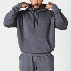Sudaderas de Algodón Grueso de Alta Calidad con Logotipo Personalizado para Hombre, Sudaderas Holgadas de Estilo Urbano para Hombre - Product Image 3