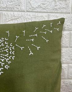 Housse de coussin décorative carrée en coton 100% texturé, style moderne, imprimé jacquard rayé noir et blanc, style bohème - Product Image 4