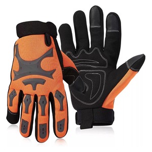Guantes de Seguridad de Cuero Completos, Sin Cierre, Negros y Marrones, Impermeables, Anti-UV, Antideslizantes, Unisex, para Invierno y Exteriores, Marca CAPTAIN INDUSTRY - Product Image 1