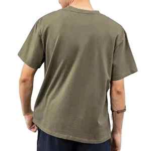 T-shirt sans manches pour homme en coton 100% délavé à l'acide, vierge, surdimensionné, tricoté, écologique, séchage rapide, qualité supérieure, vente en gros - Product Image 3