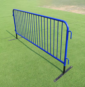 Barreras de control de multitudes con recubrimiento en polvo de alta calidad para seguridad vial y eventos, de fácil montaje y temporales. - Product Image 5